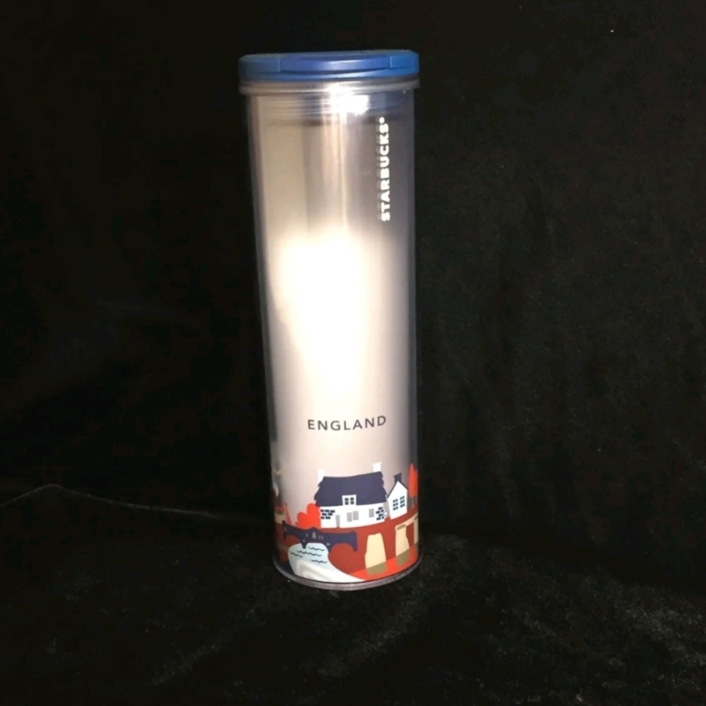 NWT Starbucks England YAH Tumbler Mug Stonehenge Tea Pot Tennis Thames Phone